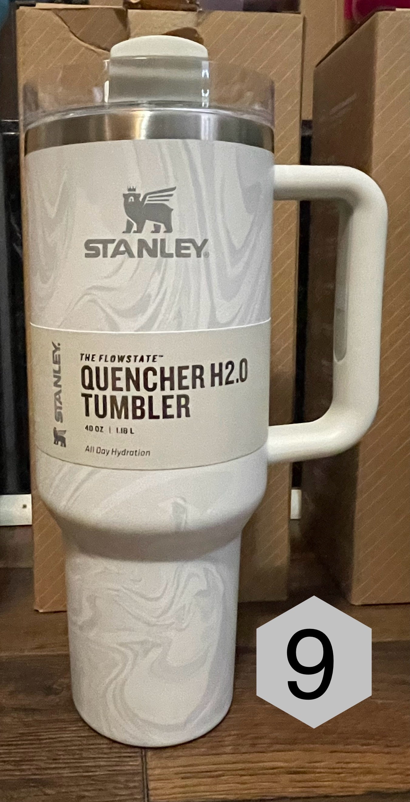 40 ounce Stanley tumbler cups - assorted colors - comes with Straw and Lid