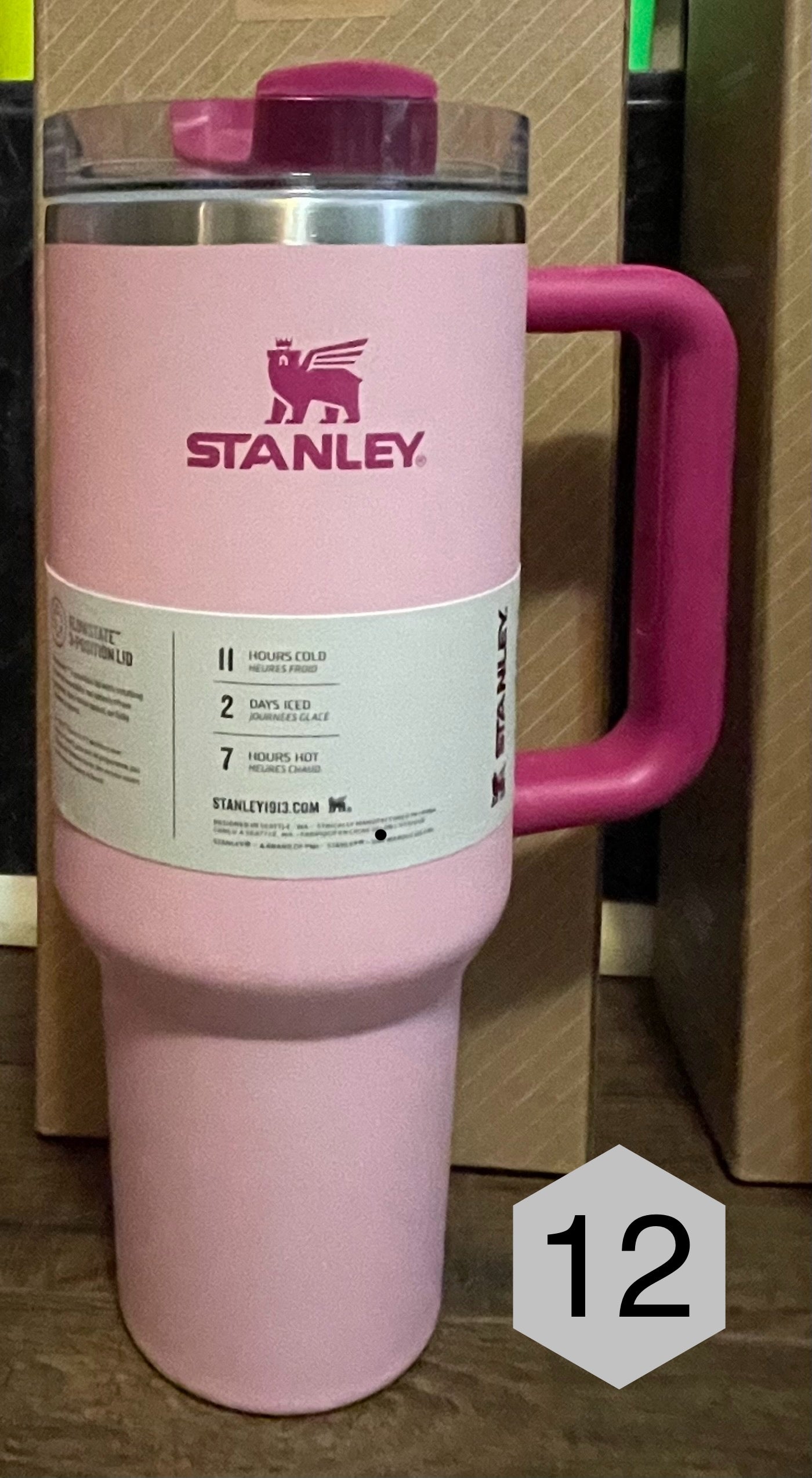 40 ounce Stanley tumbler cups - assorted colors - comes with Straw and Lid